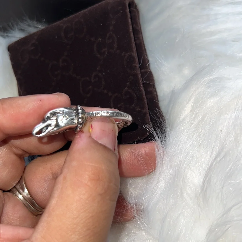 Gucci Ring Anger Forest Eagle Head silver 925‎